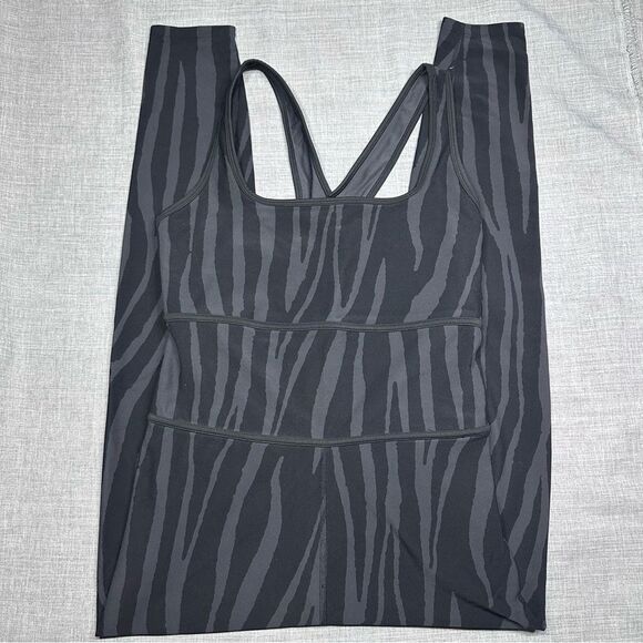 DVF for Target Racerback Active Jumpsuit Leotard Zebra Print Size M - Picture 4 of 9